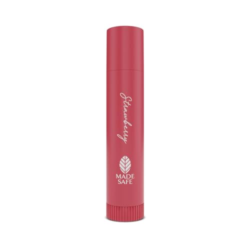 Mamaearth Nourishing Tinted 100% Natural Lip Balm With Vitamin E And Strawberry - 4 G|12-Hour Moisturization|Naturally Red Lips|For Dry&Chapped Lips|Natural Tint|Brightens Lips|Tinted Lip Balm