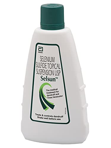 Selsun Suspension Anti Dandruff Shampoo, Clears away dandruff flakes, Relieves from excessive oil, Relieves from dandruff related itching (120ml)