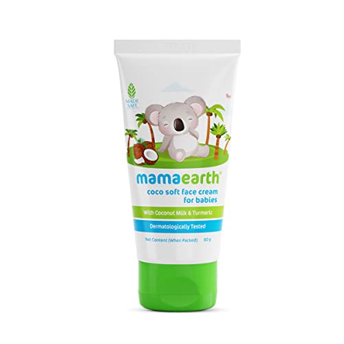 Mamaearth Coco Soft Face Cream With Coconut Milk & Turmeric For Babies, For All Skin Type- 60g