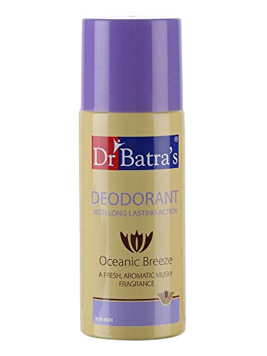 Dr Batra's Deodarant Oceanic Breeze, With Long Lasting Action, Mild Fragrance, Alcohol free,Side effect free, Best Suitabele for Men (100g)