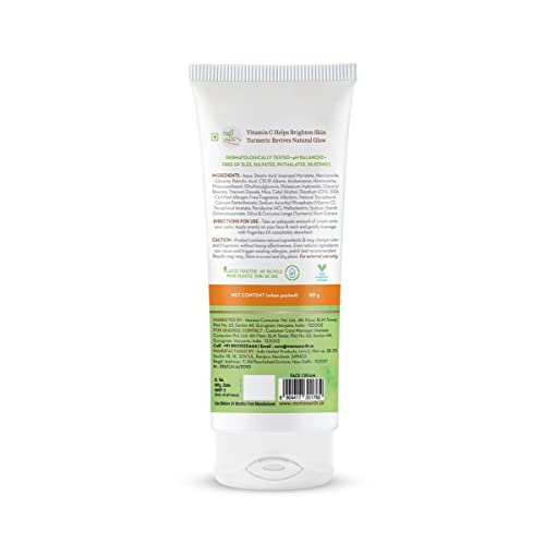 Mamaearth Vitamin C Daily Glow Face Cream With Vitamin C & Turmeric For Skin Illumination - 80 G