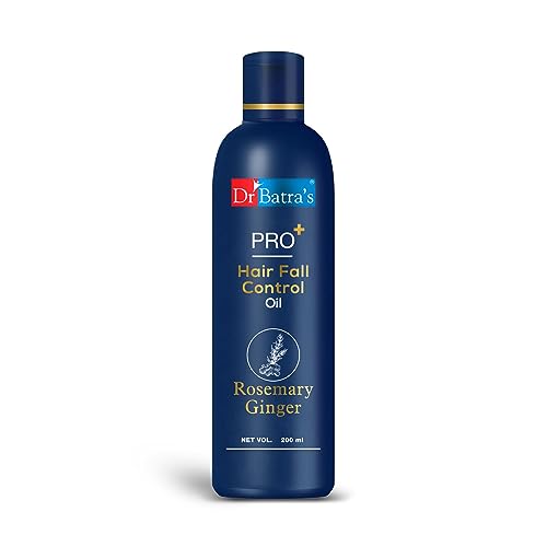 Dr Batra's Pro Hair Fall Control Oil, Scalp nourishment, Enriched with Ginsend & Rosemary extracts, Healthy hair, Suitable for all, Best for Men & Women (200ml)