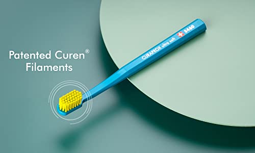 CURAPROX Dr. Reddy's Cs 5460 Manual, Adult Toothbrush | Extra Soft & Gentle Bristles | Swiss Oral Care | 5460 Densely Packed Curen Bristles | Reaches All The Critical Areas Including Gum Line