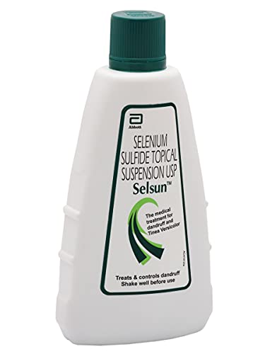 Selsun Suspension Anti Dandruff Shampoo, Clears away dandruff flakes, Relieves from excessive oil, Relieves from dandruff related itching (120ml)