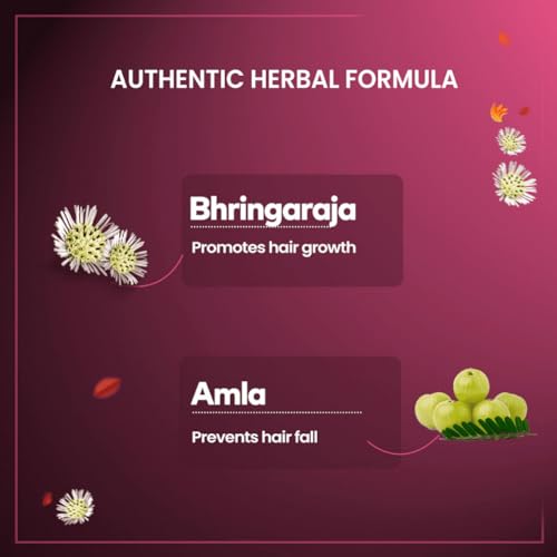 Himalaya Anti-Hair Fall Hair Oil | Non Sticky Hair Oil | Promotes Hair Growth | Prevents Hair Fall | Made with Bhringraja & Amla | For Women & Men | 200ml