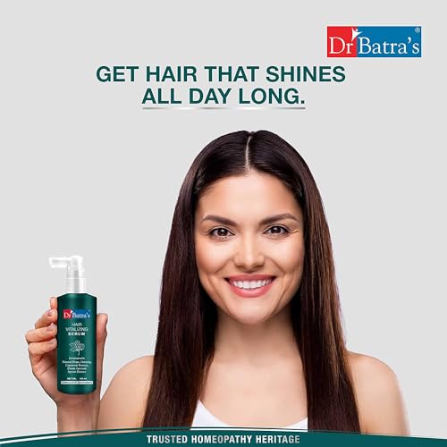 Dr Batra's Hair Vitalizing Serum, Enriched with essential vitamins, Ginseng, Capsicum, Reduces Irritability, Healthy scalp & Radiant look, Safe, Tricologists recommended (125ml)