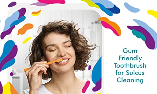 CURAPROX Dr. Reddy's Cs 5460 Manual, Adult Toothbrush | Extra Soft & Gentle Bristles | Swiss Oral Care | 5460 Densely Packed Curen Bristles | Reaches All The Critical Areas Including Gum Line