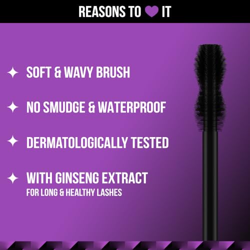 Staze 9to9 All Eyes on You Tubing Mascara | High Impact Volumizing mascara | Clump-resistant, easy to remove | Smudgeproof & Waterproof | Intense Black Color | 5ml