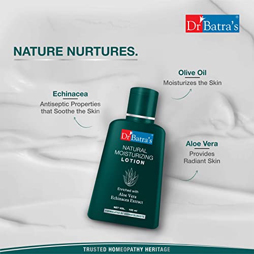 Dr Batra's Natural Moisturizing Lotion Enriched With Echinacea Aloe Vera - 100 ml