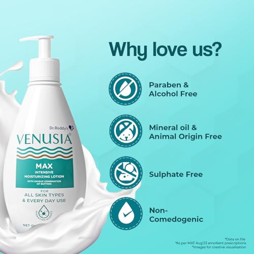 Venusia Max Intensive Moisturizing Lotion For Everyday Use, 500 g