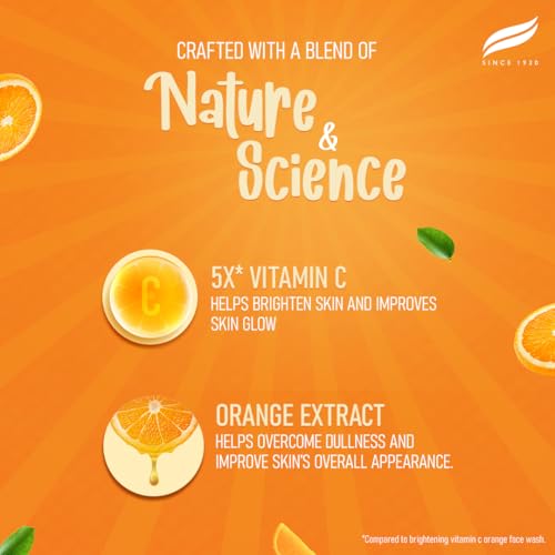 Himalaya Brightening Vitamin C Orange Face Serum | 10X Niacinamide, 5X Vitamin C and Orange | 30ml