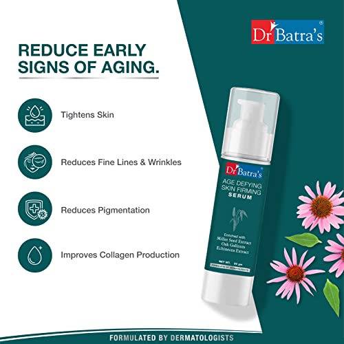 Dr Batra's Age Defying Skin firming Serum Enriched with Echinacea,No Silicones, No Parabens - 50 ml