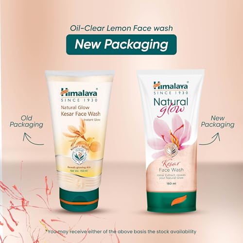 Himalaya Natural Glow Kesar Face Wash (Pack of 2)