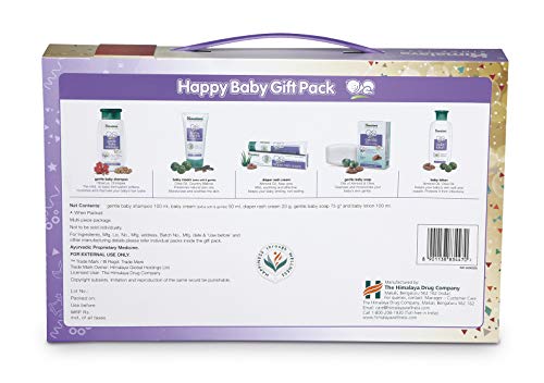 Himalaya Happy Baby Gift Pack|Pack of 5 in 1|Mini Window|Essentail Baby Care Product Gift Pack| No 1 Doctor Presctibed Brand