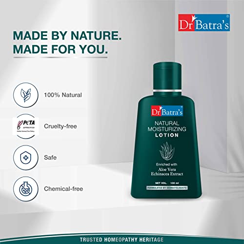 Dr Batra's Natural Moisturizing Lotion Enriched With Echinacea Aloe Vera - 100 ml