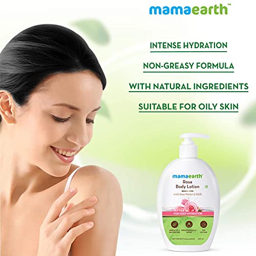 Mamaearth Rose Body Lotion - Pack of 2 (400 ml * 2)