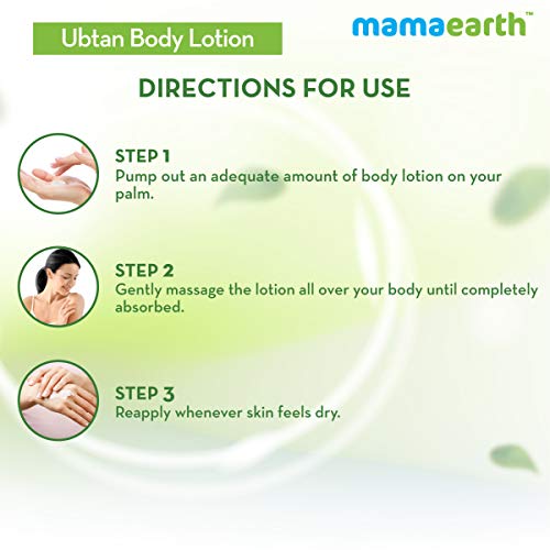 Mamaearth Ubtan Body Lotion for Men and Women for Dry Skin with Ubtan and Turmeric for Winter & Summer -400ml