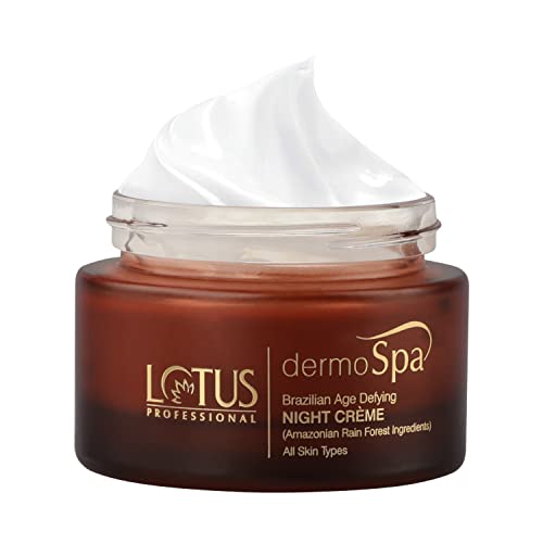 Lotus Professional DermoSpa Brazilian Age Defying Night Cream, Shea Butter, Preservative Free, Natural, 50 g