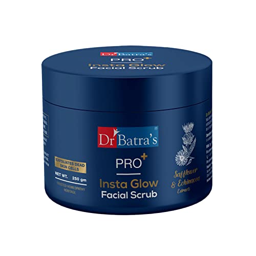 Dr Batra's PRO+ Insta Glow Niacinamide Facial Scrub, Contains Echinacea 250 gms