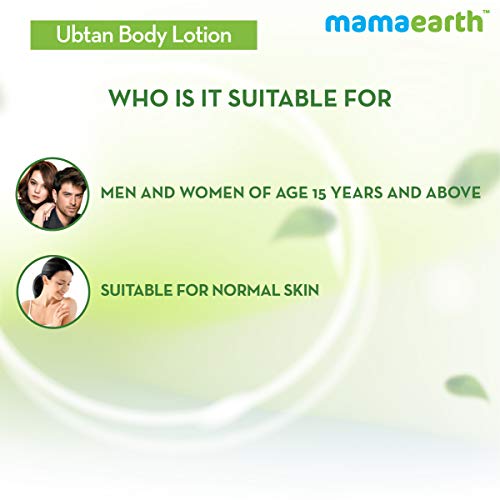 Mamaearth Ubtan Body Lotion for Men and Women for Dry Skin with Ubtan and Turmeric for Winter & Summer -400ml