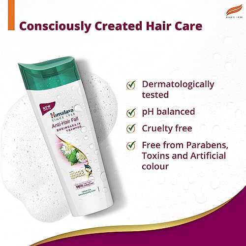 Himalaya Anti-Hair Fall Bhringaraja Shampoo, Reduces Hair Fall, Makes Hair Healthy, With Bhringaraja & Palasha,for men and women, 1000ml