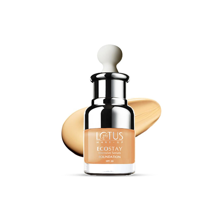 Lotus Makeup Ecostay Intensive Serum Foundation, Fawn, Nude, 20 ml