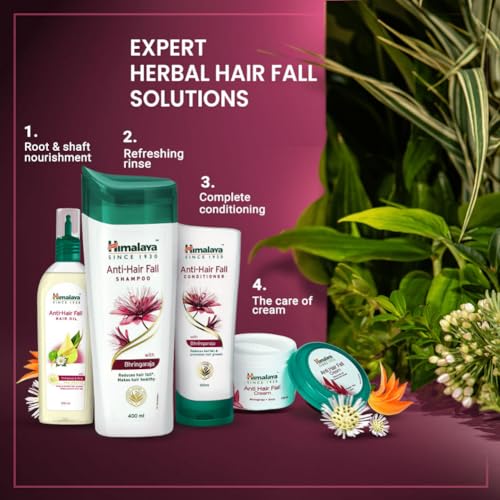 Himalaya Anti-Hair Fall Hair Oil | Non Sticky Hair Oil | Promotes Hair Growth | Prevents Hair Fall | Made with Bhringraja & Amla | For Women & Men | 200ml