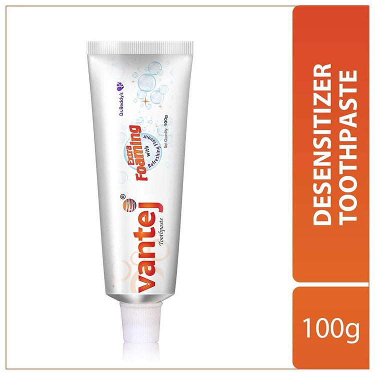 Vantej Tooth Sensitivity Toothpaste - 100g, White