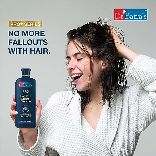 Dr Batra's® PRO+ Hair Fall Control Shampoo | Sulphate Free Shampoo | Moroccan Argan Oil Shampoo for Men & Women (Pack of 1)