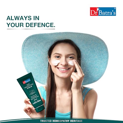 Dr Batra's Sun Protection Cream spf 30 Sunscreen - 100g, Enriched with Echinacea, Suitable for Indian condition, Prevention from skin ageing, Product for Women