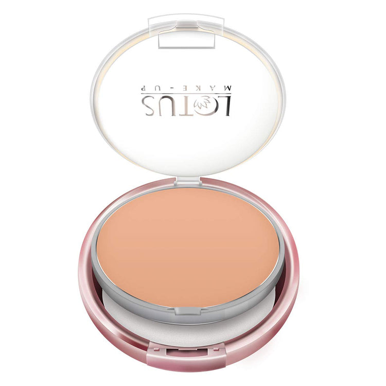 Lotus Makeup Ecostay InstaBlend 5 In 1 Cream Compact, SPF 20, Preservative Free, Nude Beige, 10 g