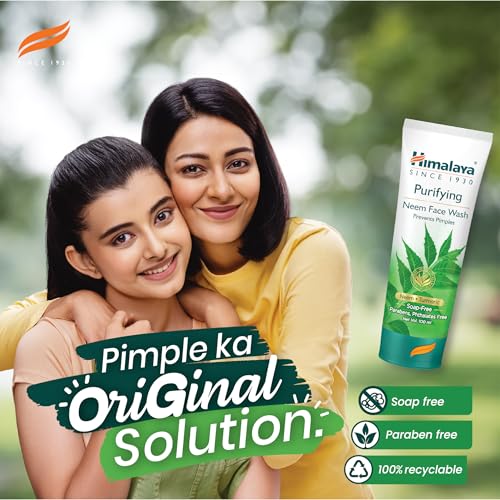 Himalaya Herbals Purifying Neem Face Wash, 200ml (Pack of 2)