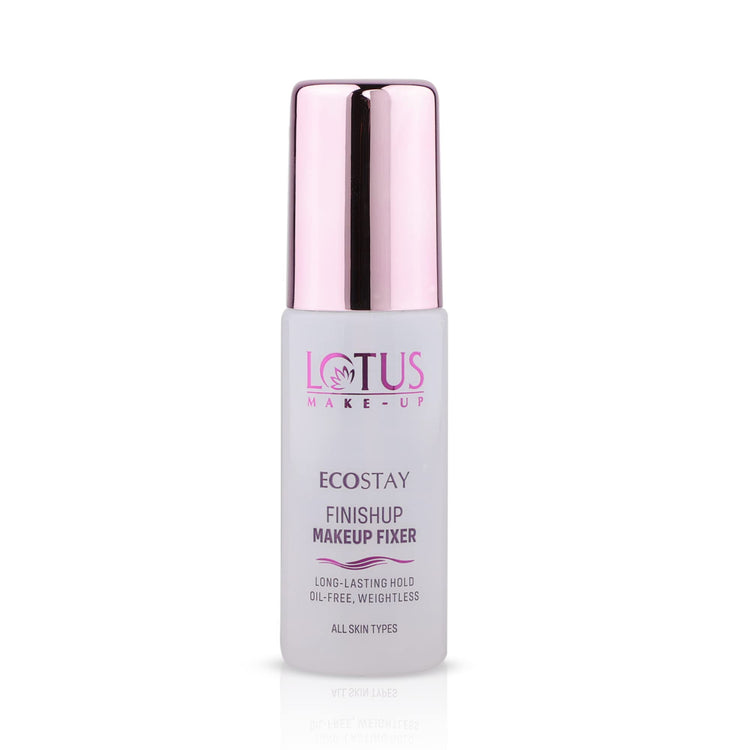 Lotus Makeup Ecostay Finishup Make-Up Fixer | Long-Lasting | Hydrating & Refreshing Setting Spray| Lightweight| Oil Free|No Alcohol