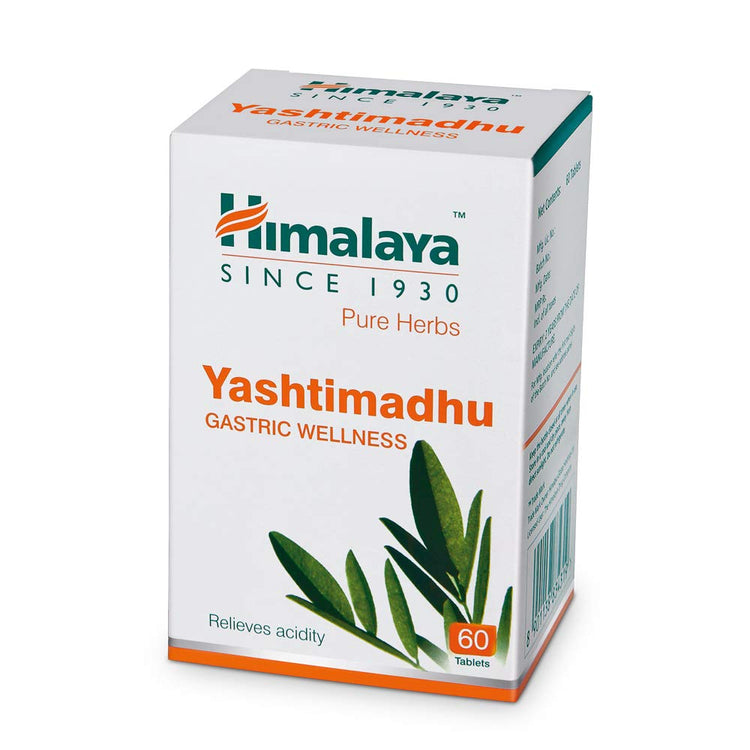 Himalaya Wellness Pure Herbs Yashtimadhu Gastric Wellness - Pack of 60 Tablet