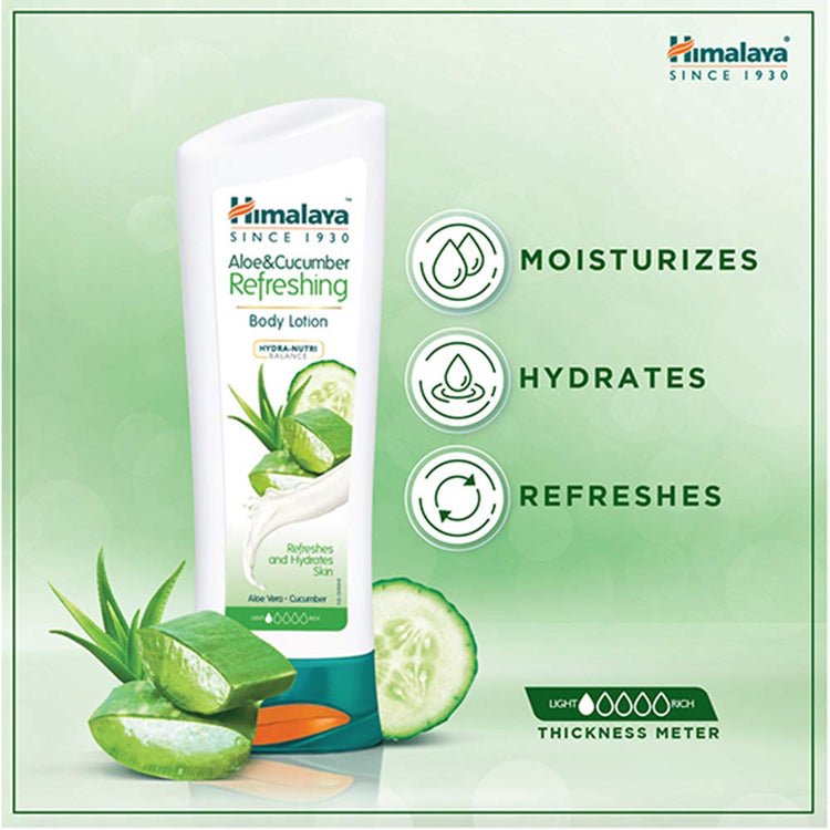 Himalaya Aloe and Cucumber Refreshing Body Lotion, 200ml