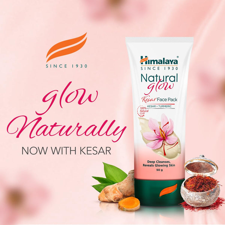 Himalaya Natural Glow Kesar Face Pack, 100g