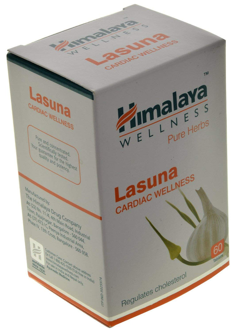 Himalaya Wellness Pure Herbs Lasuna Cardiac Wellness Tablets - 60 Tablets