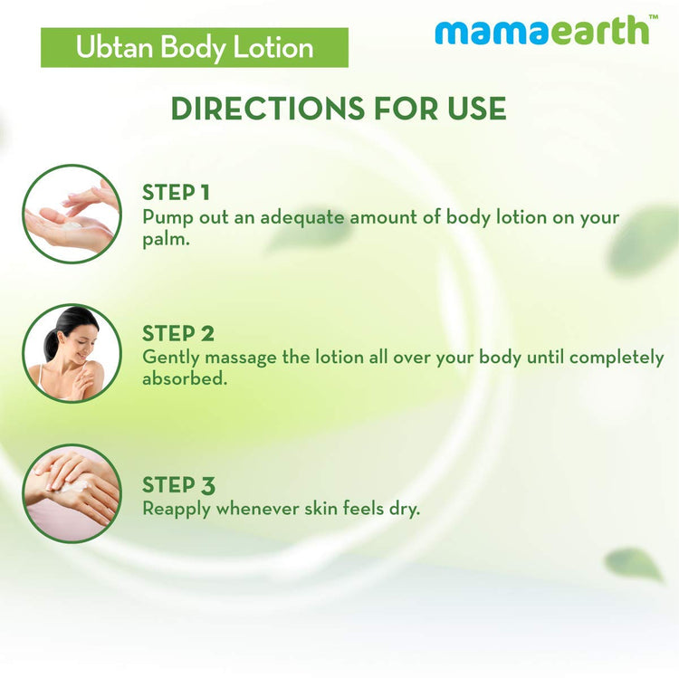 Mamaearth Ubtan Body Lotion - Pack of 2 (400 ml * 2)