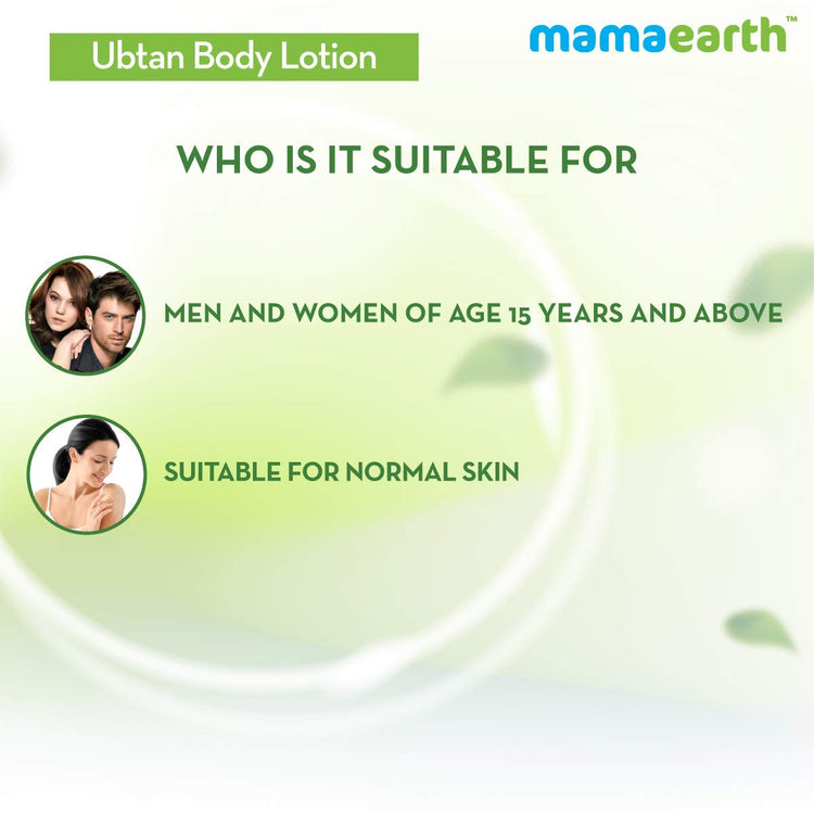 Mamaearth Ubtan Body Lotion - Pack of 2 (400 ml * 2)