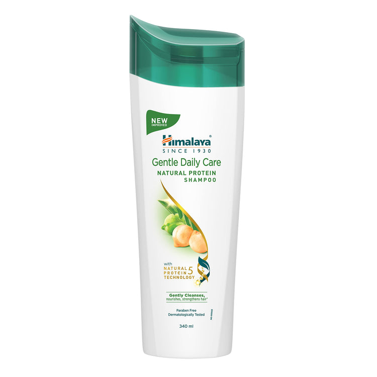 Himalaya Gentle Daily Care Natural Protein Shampoo, With Chickpea, Licorice & Amla, For Women & Men, 340 ml