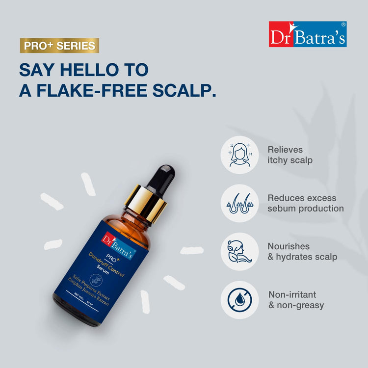 Dr Batra's Pro+ Dandruff Control Serum 50 gm, Natural Serum