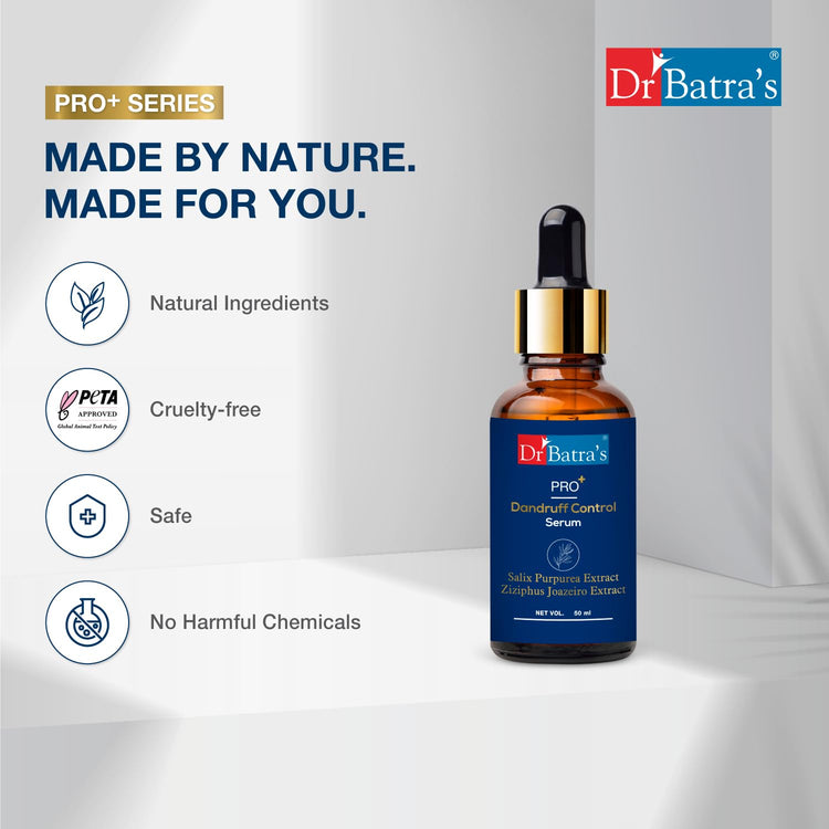 Dr Batra's Pro+ Dandruff Control Serum 50 gm, Natural Serum