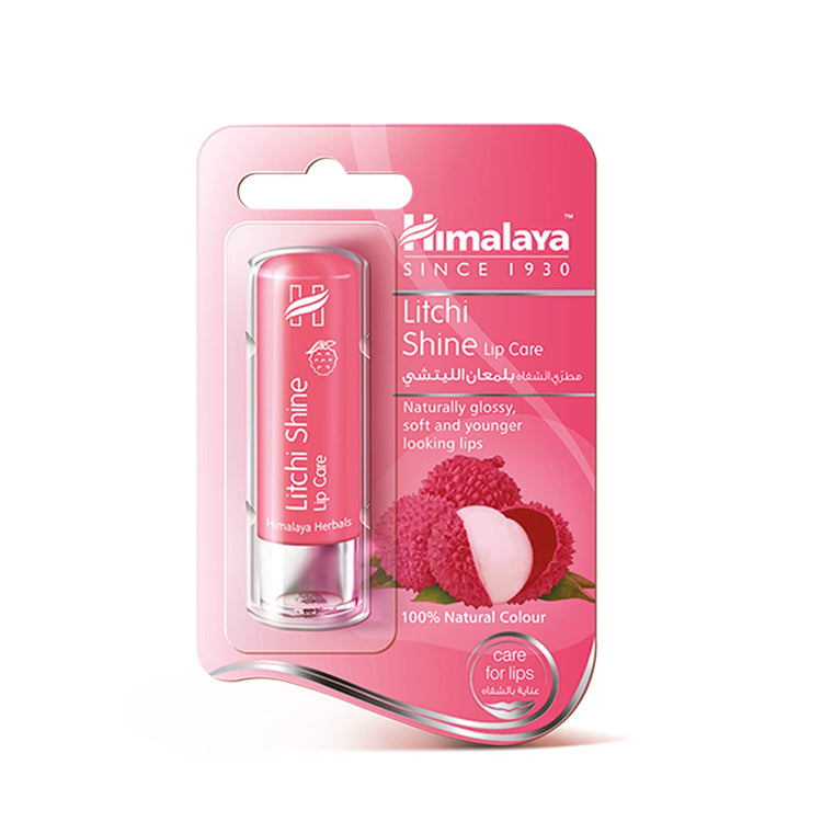 Himalaya SINCE 1930 Himalaya Litchi Shine Lip Care, 4.5G ( Natural Color ), 1 Count