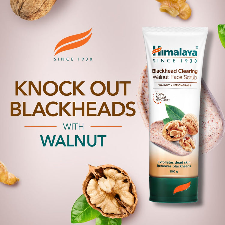 Himalaya Herbals Gentle Exfoliating Walnut Scrub, 100gm