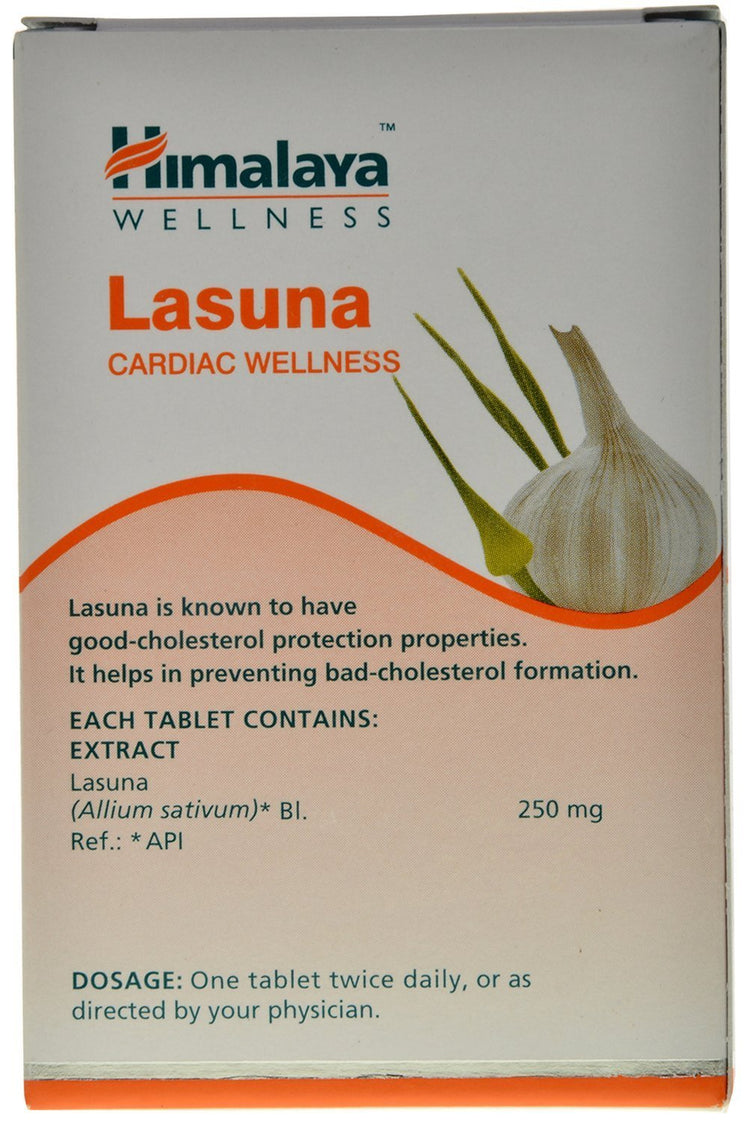 Himalaya Wellness Pure Herbs Lasuna Cardiac Wellness Tablets - 60 Tablets