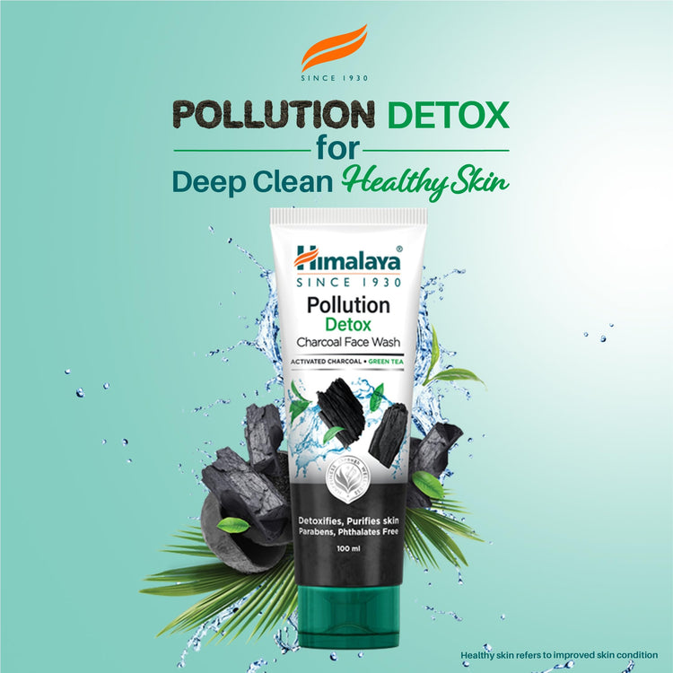 Himalaya Pollution Detox Charcoal Face Wash | 100ml