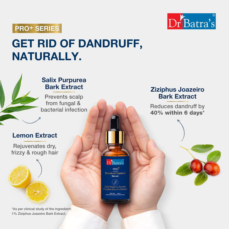 Dr Batra's Pro+ Dandruff Control Serum 50 gm, Natural Serum