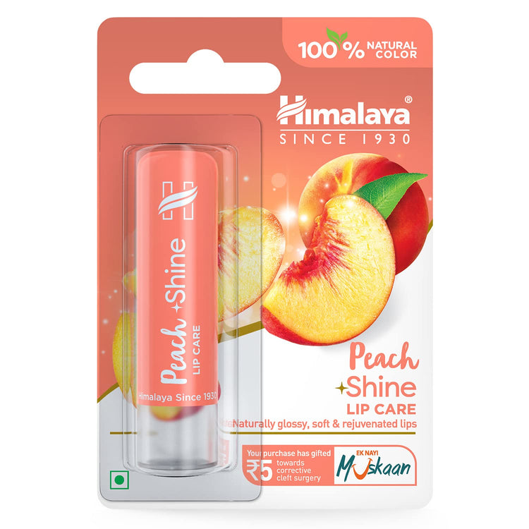 Himalaya SINCE 1930 Peach Shine Lip Care, 4.5g