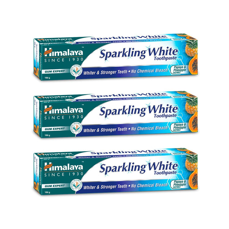 HIMALAYA SPARKLING WHITE TOOTHPASTE 150G (PO3)