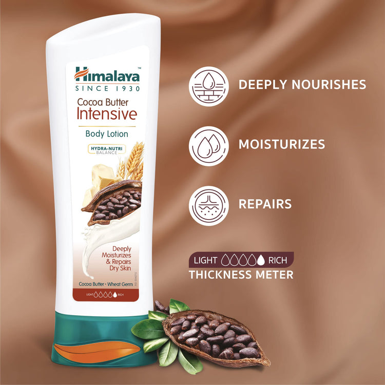 Himalaya Herbals Intensive Body Lotion, Cocoa Butter, 200ml